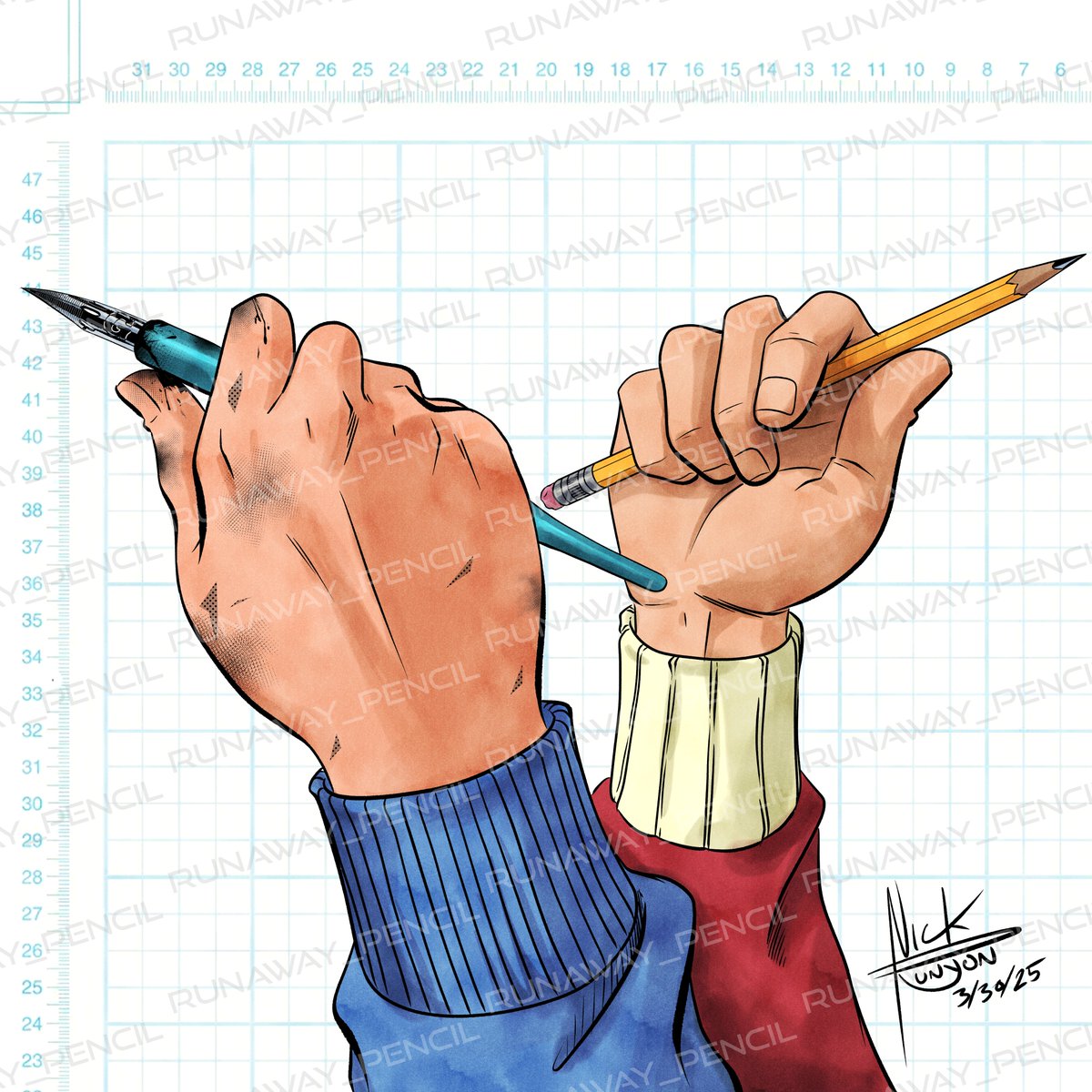 Runaway_Pencil's tweet photo. Pick it up

#noaiart #bakuman https://t.co/bDKAiNemII