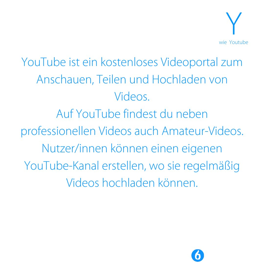 bartelspunkt's tweet photo. Social Media 🔤

Heute: Y wie YouTube ▶️

___________
#bartelspunkt #socialmediaabc #youtube https://t.co/9gIYGneM1n