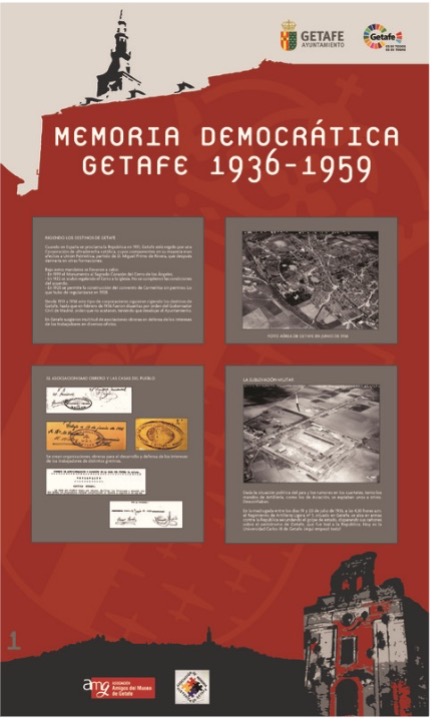 “Memoria Democrática de Getafe” en el IES León Felipe
Descubre la historia reciente de Getafe a través de una exposición única que explora la memoria democrática de Getafe en @iesleonfelipegtf
 Del 31 de marzo al 4 de abril
#asociacionamigosmuseogetafe #MemoriaDemocractica