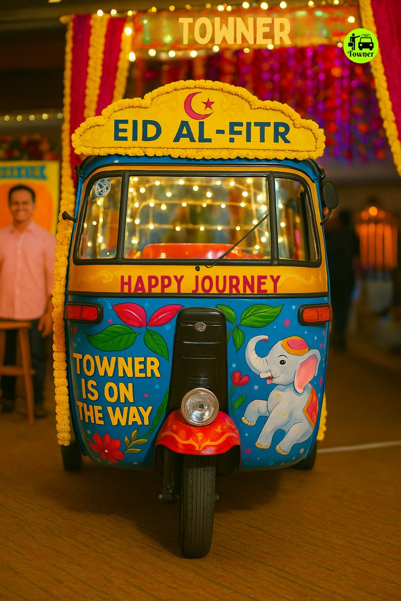 one_towner30946's tweet image. Eid special ride, auto rickshaw Eid edition, low-cost taxi service, book a cab now, festive travel made easy, taxi booking app

#EidRide #AutoVibes #TownerOnTheWay #TravelEasy #BookNow #FestiveRides