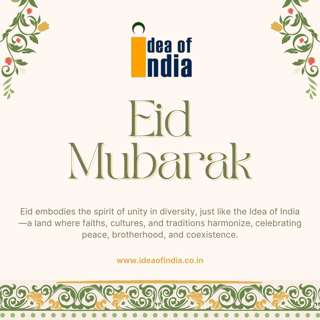 IdeaofI's tweet photo. #EidMubarak #ioi #Delhi #Mumbai #ideaifindia https://t.co/9UlbvKcQmx