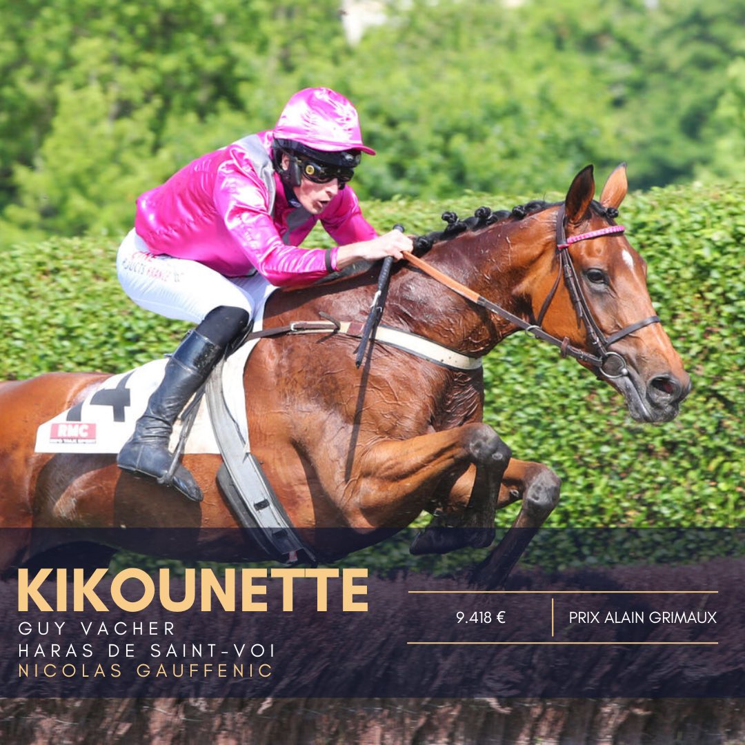 Hugo Merienne (@hmerienneracing) on Twitter photo 🥉 bonne troisième place pour KIKOUNETTE et <a href="/GauffenicN/">gauffenic nicolas</a> dans le Prix Alain Grimaux hier à l’hippodrome d’Auteuil pour les propriétaires Haras de Saint Voir et Guy Vacher 🥉 bonne troisième place pour KIKOUNETTE et <a href="/GauffenicN/">gauffenic nicolas</a> dans le Prix Alain Grimaux hier à l’hippodrome d’Auteuil pour les propriétaires Haras de Saint Voir et Guy Vacher