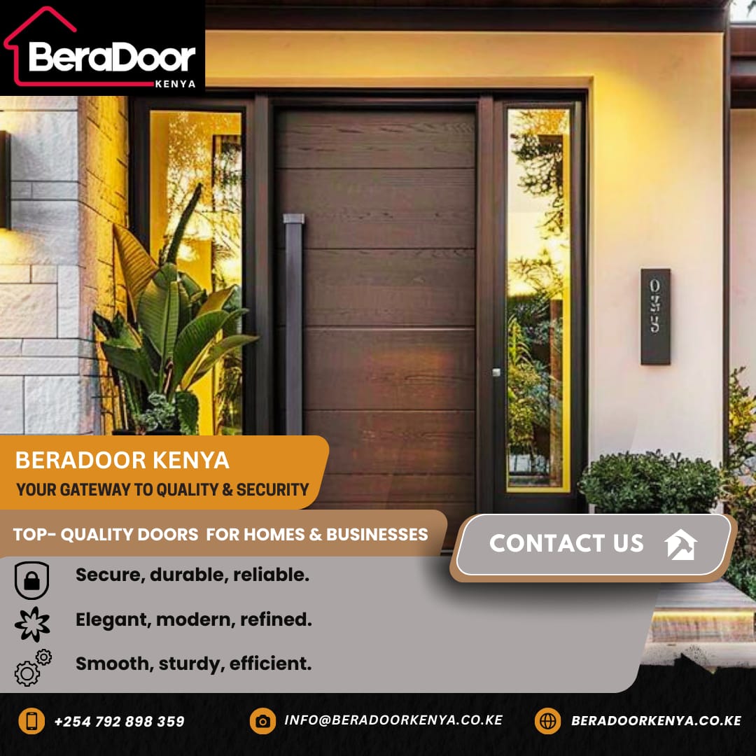 Elevate your entryway with sleek steel elegance.

Contact: +254 792 898 359