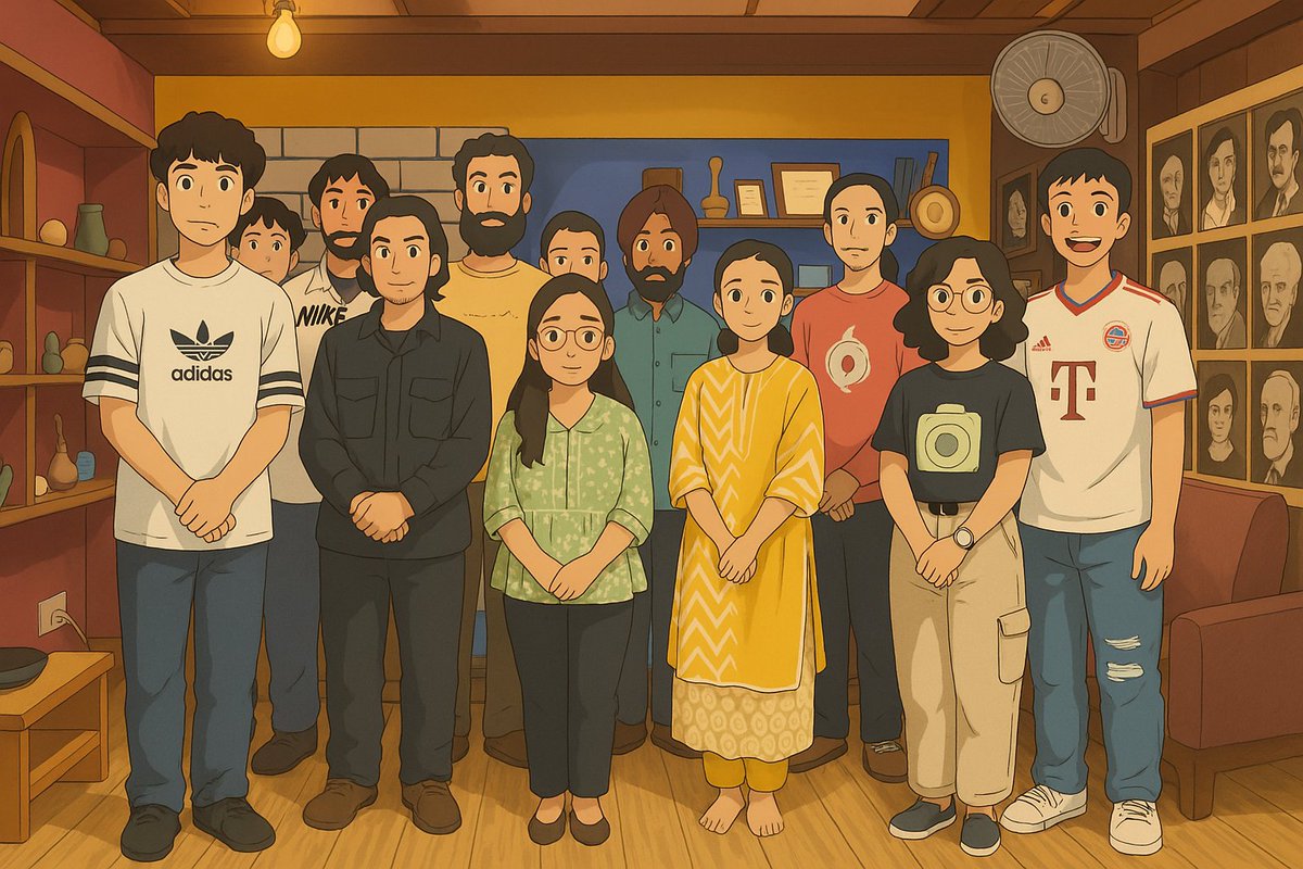 pausecastgirl's tweet photo. Team Pause made it to the Ghibli trend ๐ซถโค๏ธ
@pausetribe
#jammu #pauseopenmic https://t.co/p9adImYORO