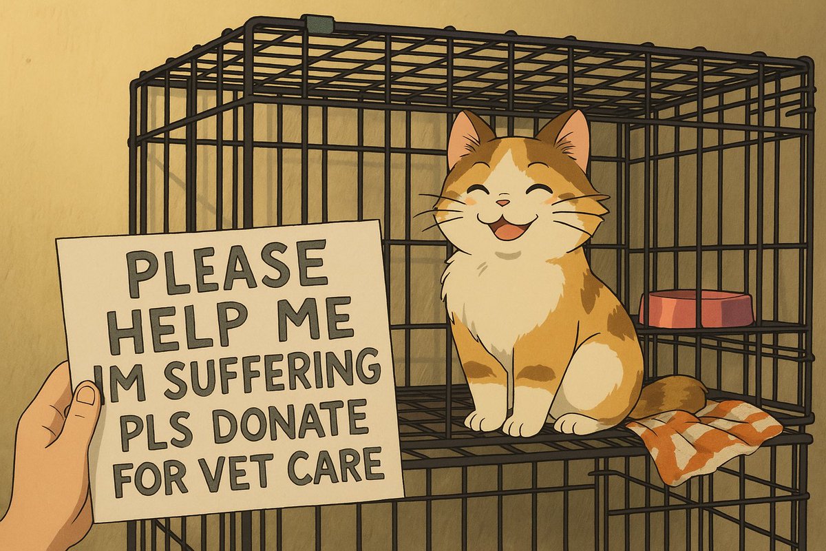 NormeNorme's tweet photo. I redrew your cat into ghibli style! ❤️
This is COMPLETELY for free to help with vet cost🙂 #ai #saveluna https://t.co/OpZu8Ak7Zz