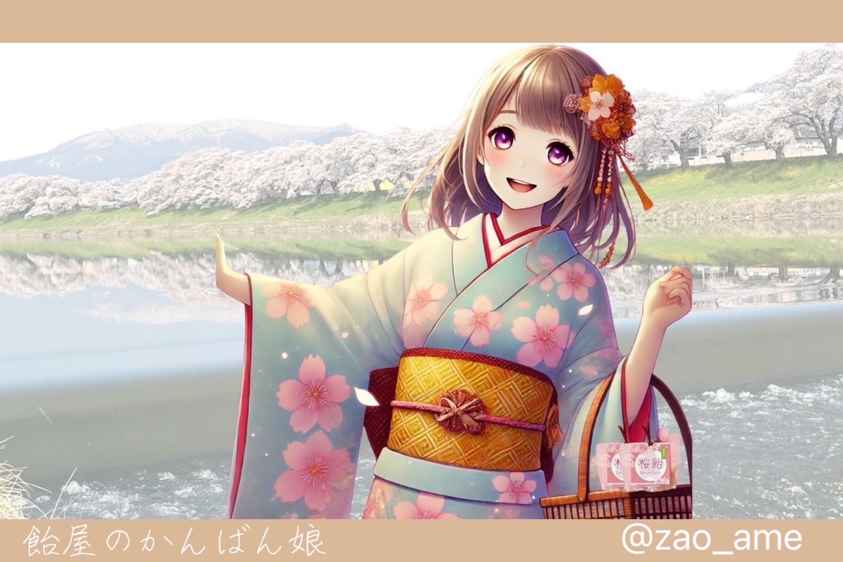 ＼“桜便り”はじめました／

明日から「おおがわら桜まつり」がはじまります！

この度『飴屋のかんばん娘』がリニューアルして復活いたしました✨
早速、桜のようすなどを「桜便り」にて綴っています🌸
ぜひご覧ください♪

▼桜便りはこちら  
zao-ame.co.jp/sakura-letter/