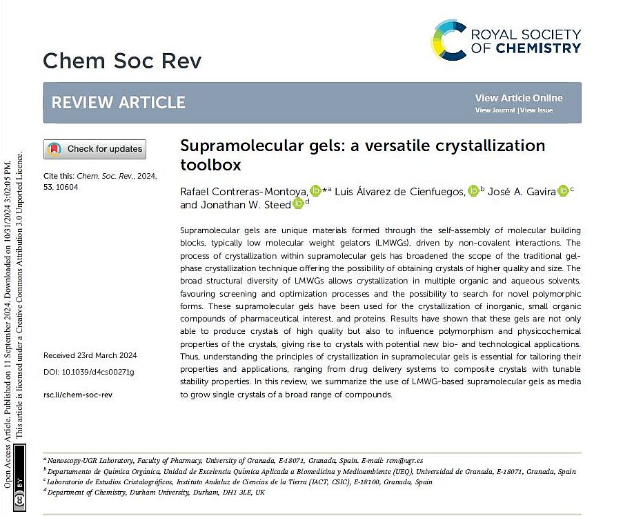 This week's reading suggestion:  Chem. Soc. Rev., 2024, 53, 10604–10619.
doi.org/10.1039/D4CS00…
#Crystallography
Have a nice week!