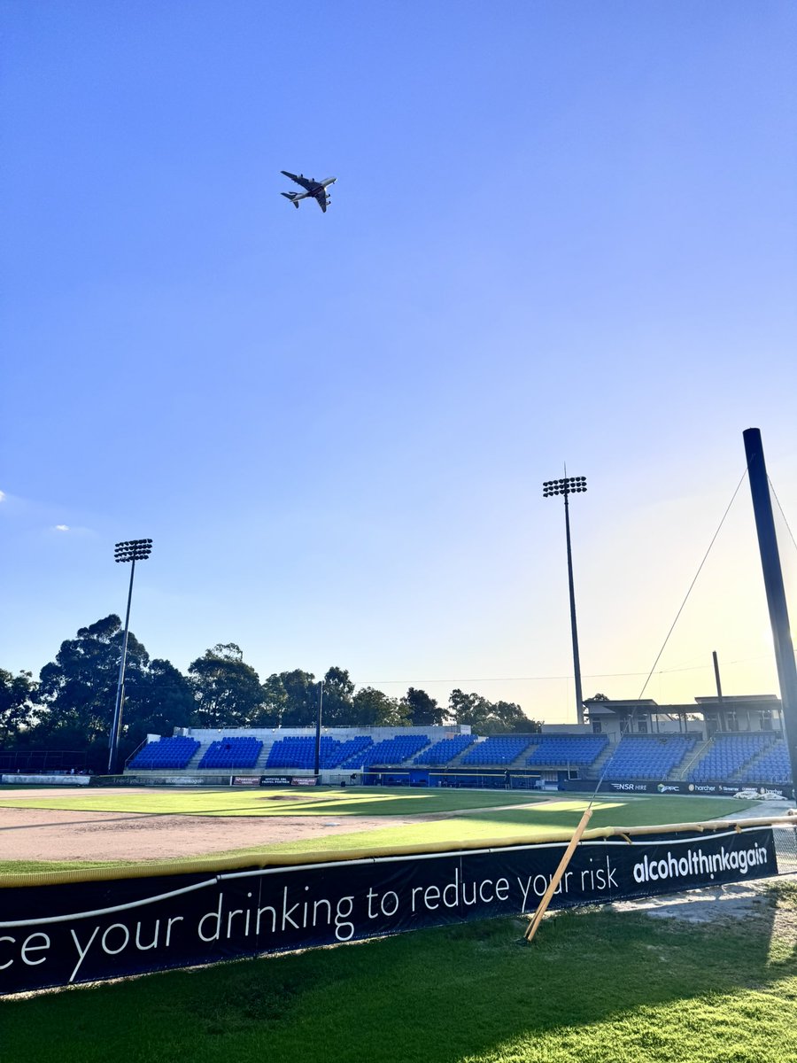 Empty ballpark flyover.