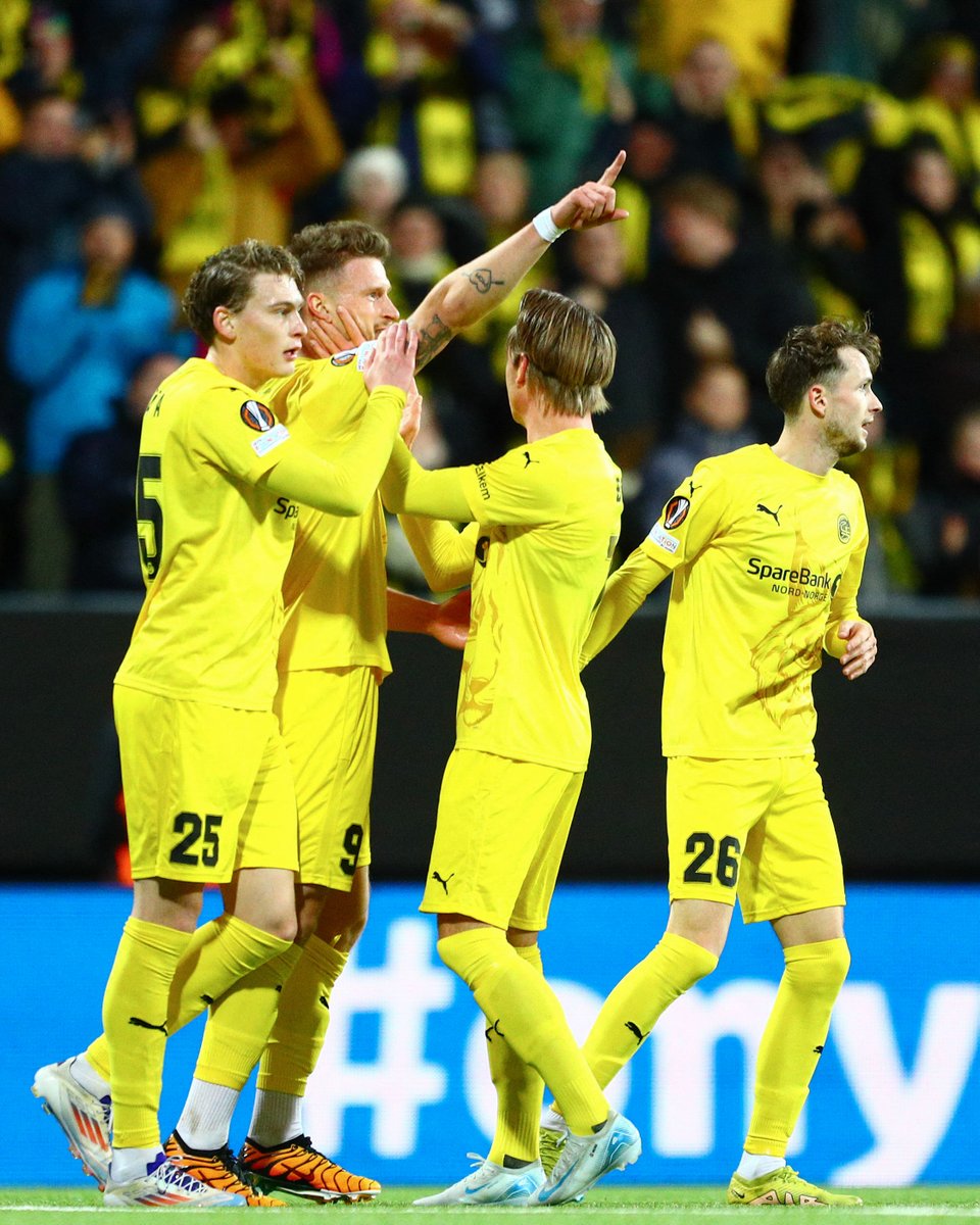 Kasper Høgh has scored 5 goals in his last 4 games ⚽️🟡

#UEL