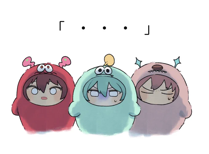衝撃を受けるズモンちゃん 