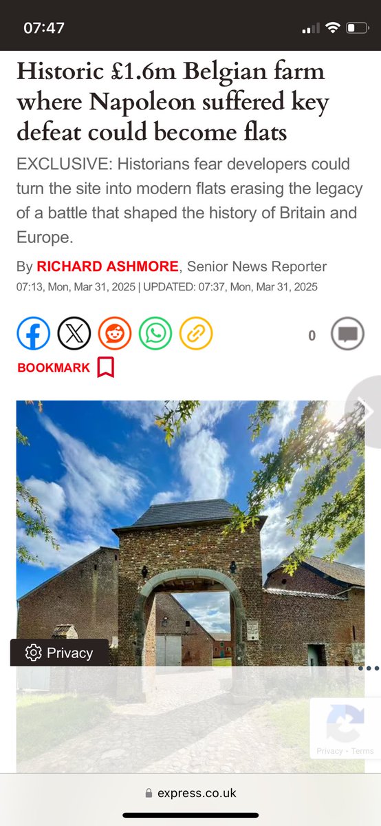 Heritage 1815 (@heritage1815) on Twitter photo Making headlines!
Our work has made the national press, featuring in todayâs <a href="/Daily_Express/">Daily Express</a> both in print and online.
Link to the article below.
Thank you to everyone who has supported our efforts by following or joining our mailing list (sign up on our website) Making headlines!
Our work has made the national press, featuring in todayâs <a href="/Daily_Express/">Daily Express</a> both in print and online.
Link to the article below.
Thank you to everyone who has supported our efforts by following or joining our mailing list (sign up on our website)