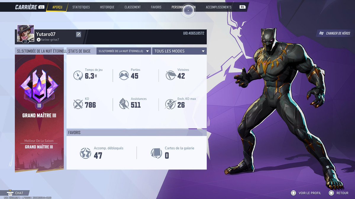 NEW GM3 ACCOUNTS AVAILABLE For 34$ only ! 

🌍 EU/NA/ASIA
🎮 Platform: PS5 
🏅 Rank : GM 3 16 / 100 
🔵 600 
⚡ Instant Delivery 
✅ MANUALLY UPGRADED

FREE NAME CHANGE 

DM us or purchase it instantly here : 

eldorado.gg/marvel-rivals-…