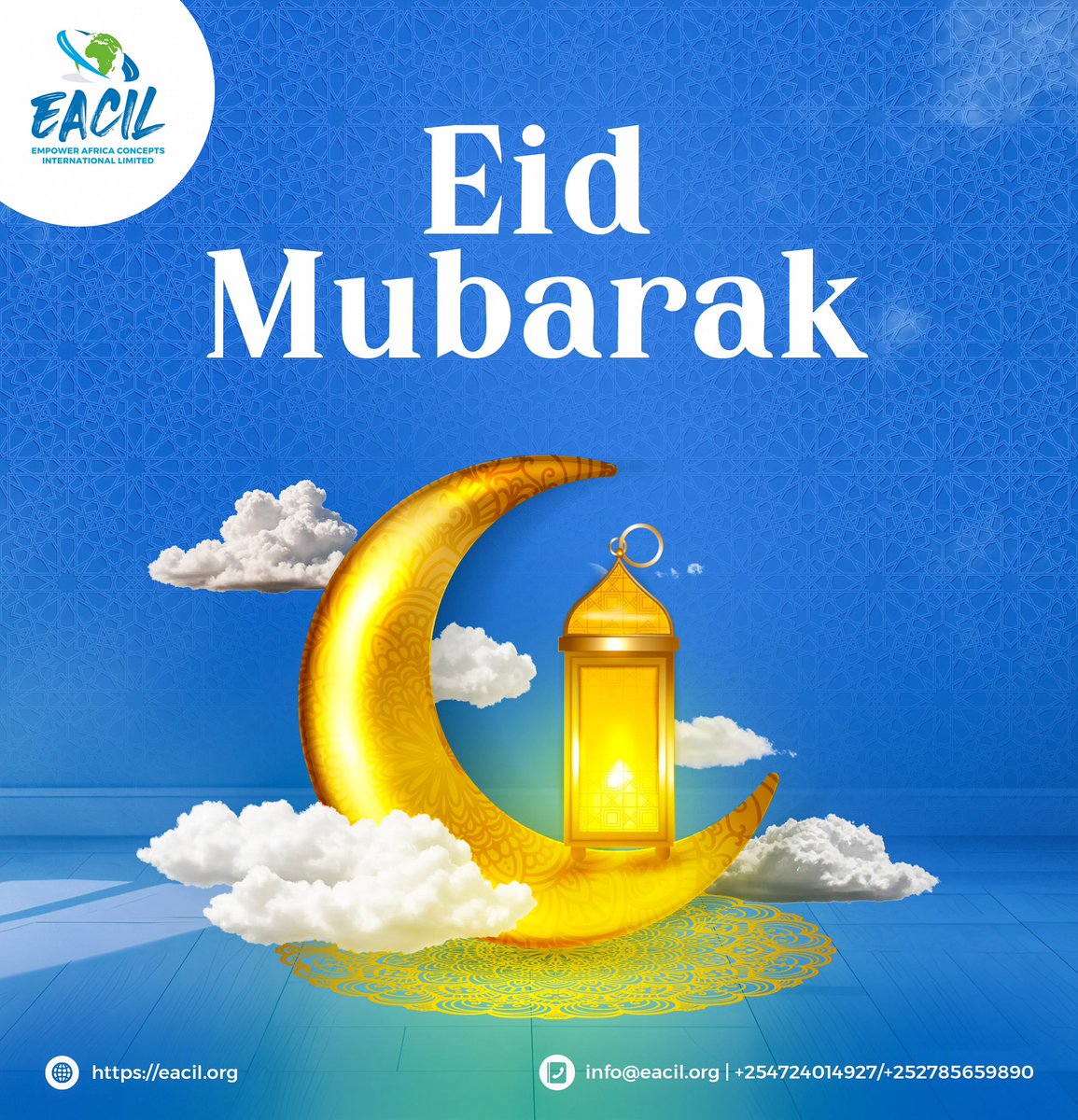 We extend our heartfelt wishes to you and your loved ones. We sincerely appreciate our partnership at EACIL and look forward to many more successful collaborations. May you be filled with blessings, unity, and prosperity for you and your team.

Eid Mubarak 🤲🏽 Eid-ul-Fitr #Eid2025