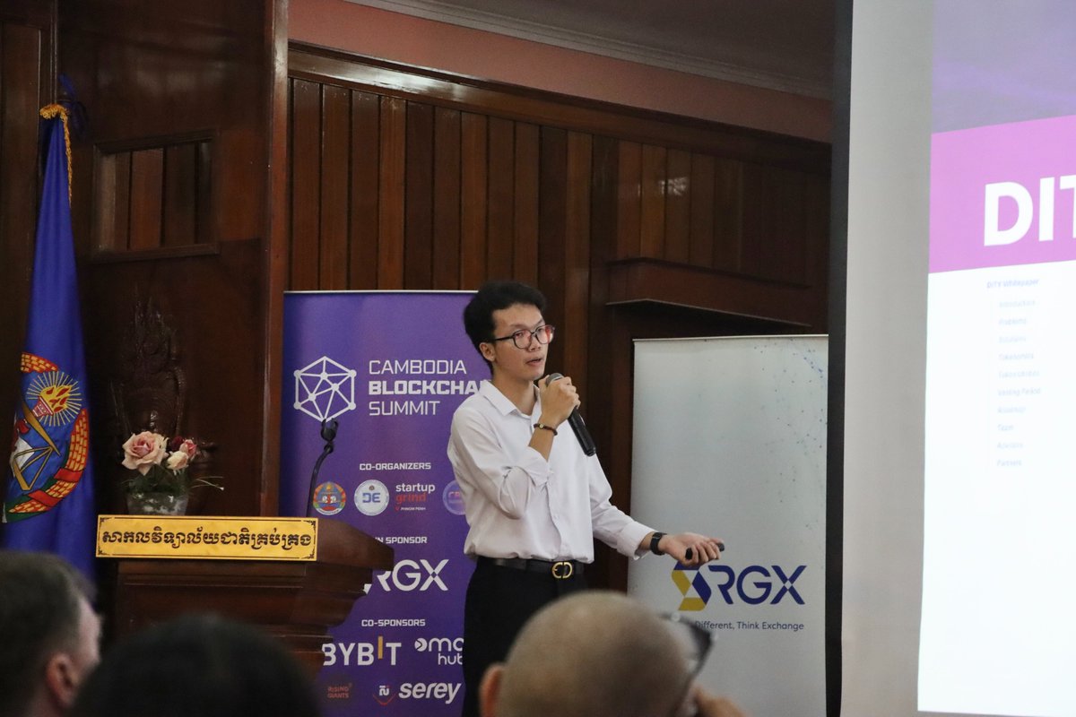 dity_project's tweet photo. DITY team at the Cambodia Blockchain Summit! 🤩 https://t.co/YlxzryL2Ss