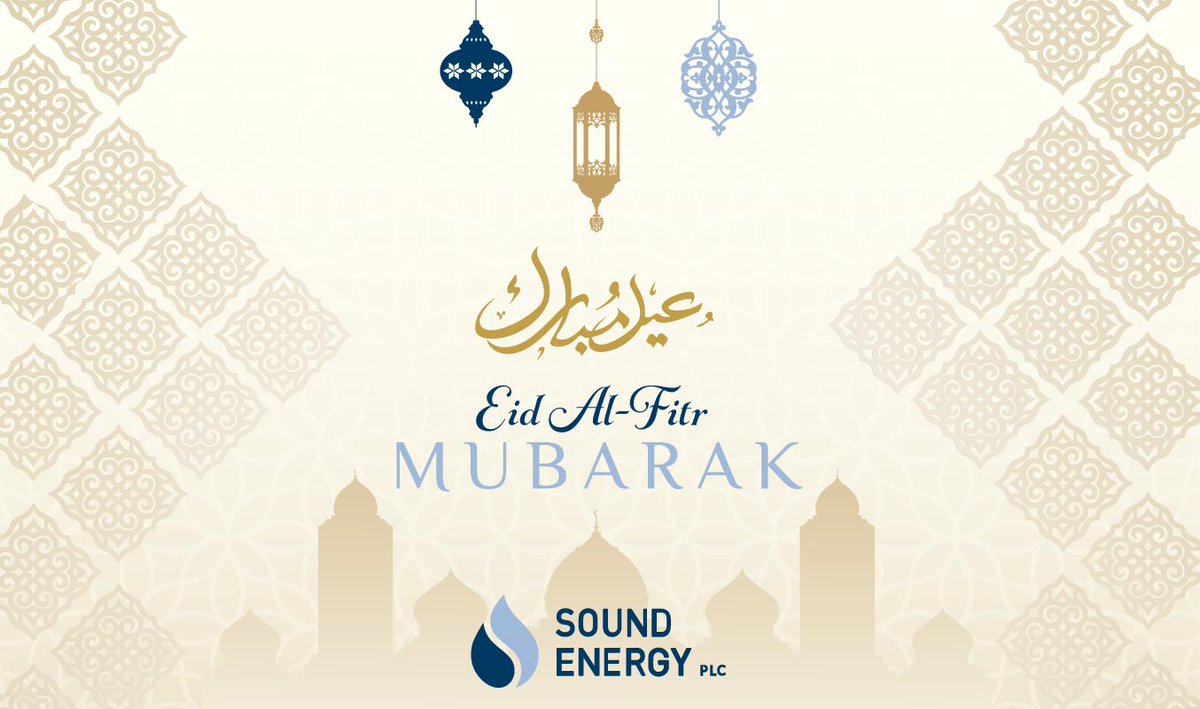 As our Muslim colleagues, friends and family break for Eid al-Fitr, we at Sound Energy Plc wish all stakeholders in our Tendrara gas project Eid Mubarak lakum wa-li-‘a’ilatakum ~ Blessed Eid to you and your family
#mLNG #transitionfuel #SOU
