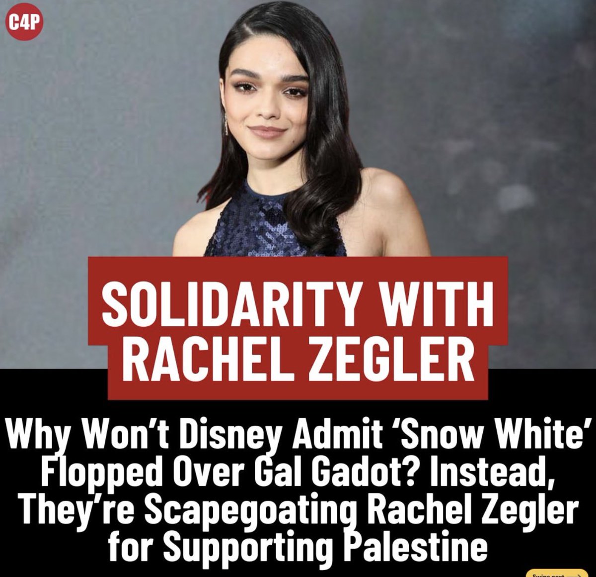 The only reason I didn't watch Snow White..

#GalGadot she's a shit actress, and she supports the zionist regime. I refuse to watch anything with Gal Gadot.

#SnowWhite 
#RACHELZEGLER