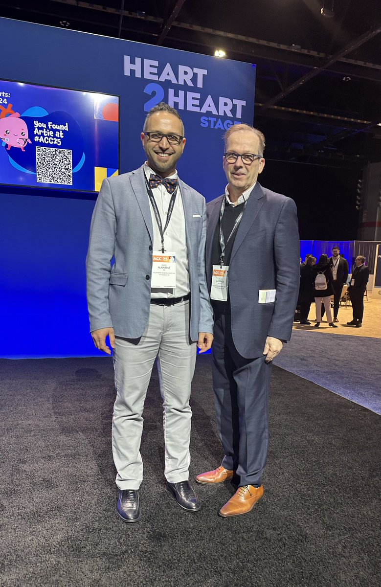 Thank you for your support Dr. David Lasorda <a href="/ACCinTouch/">American College of Cardiology</a>