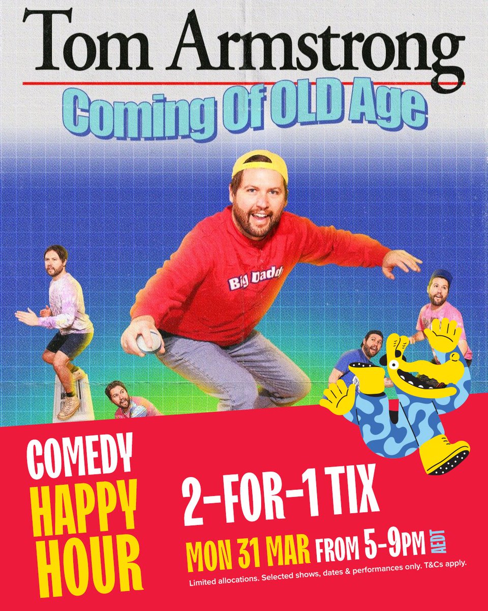For the next 3 hours only, grab 2-for-1 tix to my stand up show!

Bring a mate, save some cash, and have a laugh!

Link in bio! Offer ends 9pm AEDT – don’t miss it!

T&amp;Cs apply. Limited tickets. #micf <a href="/micomfestival/">Melbourne International Comedy Festival</a>