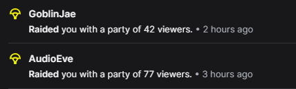 lillihops's tweet photo. Thank you for all the kind words and love tonight my sweet froggies and tadpoles! 

Also a very special thank you to @AudioEve &amp; @GoblinJaeVT for raiding me <3 https://t.co/svew4yMYwC