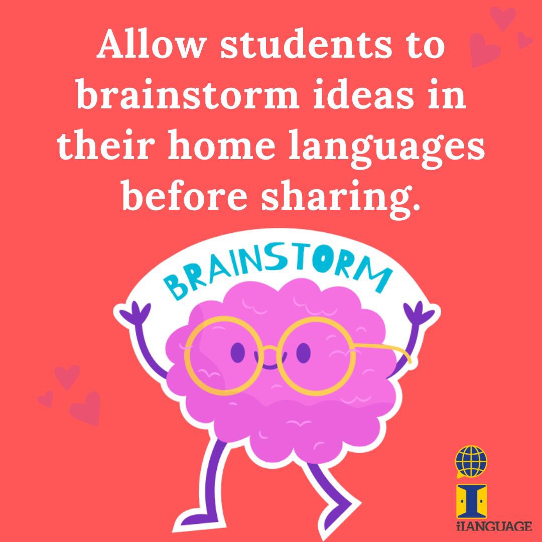 iLanguage_me's tweet photo. This boosts critical thinking, confidence, &amp; participation—because ideas flow best in the language they feel most comfortable in!
#MultilingualClassroom #InclusiveEducation #Brainstorming #HomeLanguage #MultilingualismInSchool #EveryLanguageCounts #LanguageRights #EducationForAll https://t.co/zIYuQLbBOW