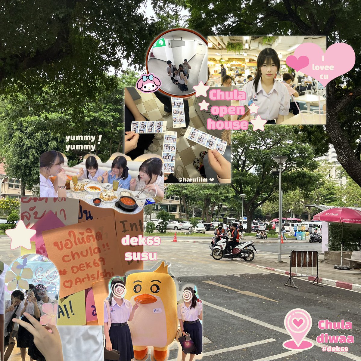 gfloriststudy's tweet photo. 𝟑𝟎 𝐦𝐚𝐫𝐜𝐡 — cu openhouse ! (day off)
วันนิ้ได้ไปอพฮจุฬามา คนเย้ออมากถึงมากที่สุดด เลยแอบไปอีสชิ้กเก้น&ต้อกกันก่อร ฟินนเต้มร้อย ละก้ไปฮารุฟิล์มที่เรารักก จบด้วยนั่งตุ้กๆกลับมาต่อแถวรอเข้าศาลาพระเกี้ยว ร้อนม้ากไม่หวายแต่ก้ได้เข้าสักที ร้ากกชุล่าน้ะ🩷
#timebeforegn ⋆. 𐙚 https://t.co/5HW5sMWs2b