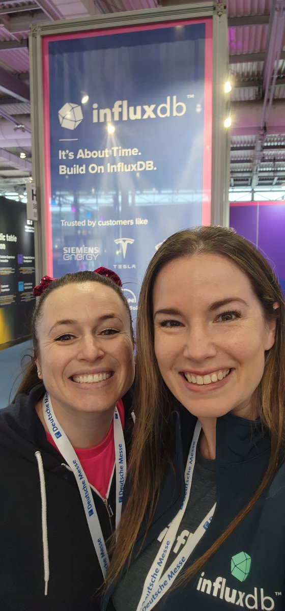 quorralyne's tweet image. Come visit me at the @InfluxDB booth at @hannover_messe in Hall 14 booth H38. We&apos;ve got all week to chat #timeseriesdata and give some swag out at the #IIOT event of the year!