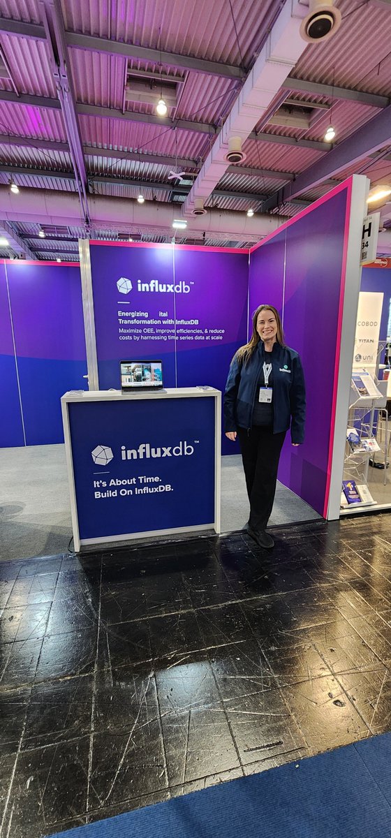 quorralyne's tweet image. Come visit me at the @InfluxDB booth at @hannover_messe in Hall 14 booth H38. We&apos;ve got all week to chat #timeseriesdata and give some swag out at the #IIOT event of the year!