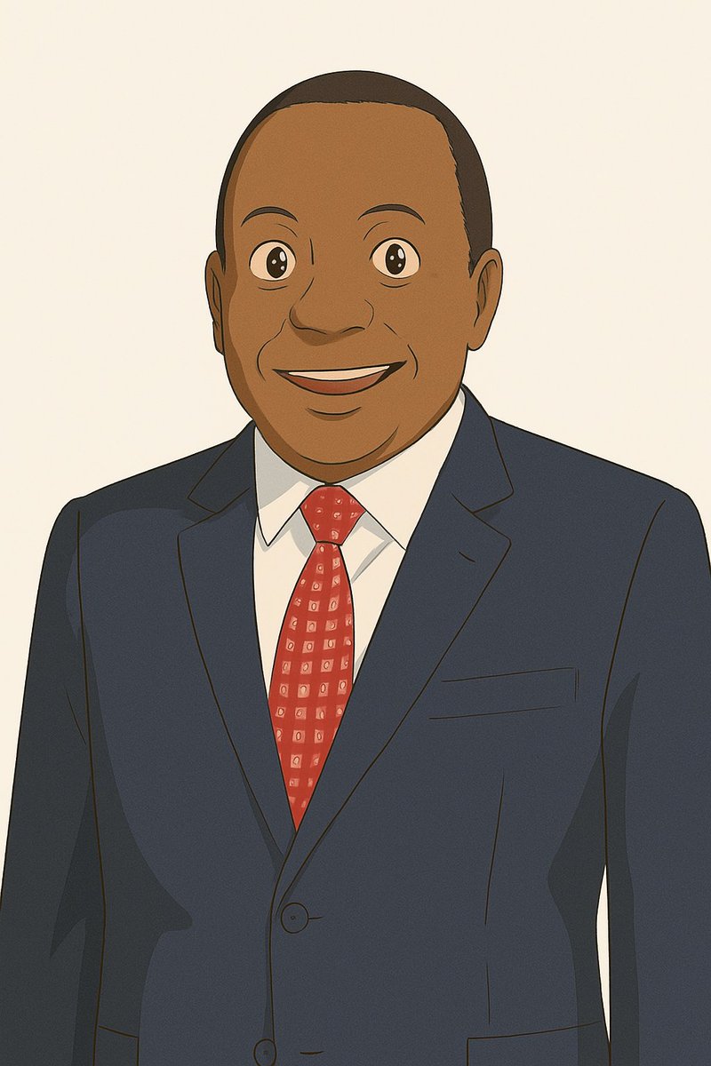 cuetherandom's tweet photo. Uhuru – The Party Prince
Charming, humorous, and always caught mid-feast. But don’t let the smile fool you — he’s got his father’s scroll and a nation on his back.
#RoyalHeirVibes #UhuruKenyatta #kenya https://t.co/KUgd0ElI1h
