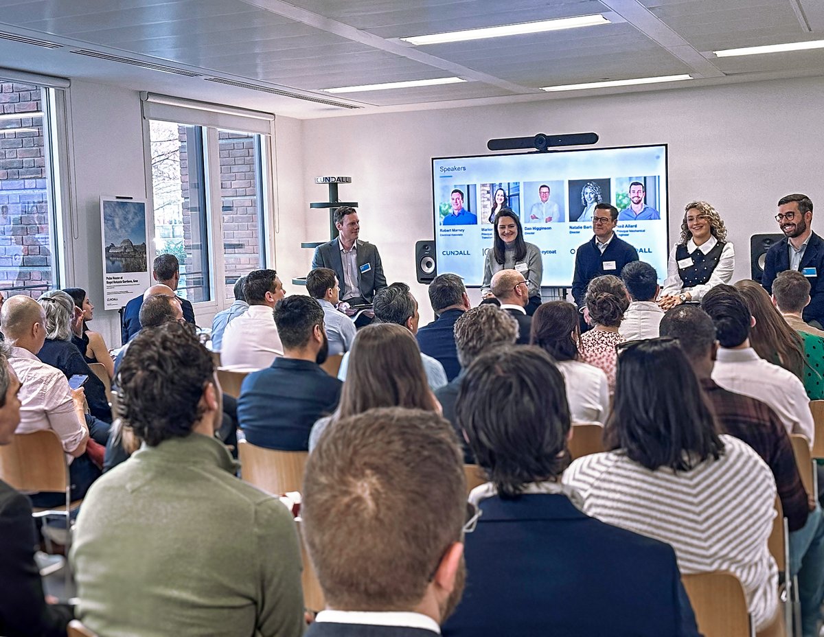Marion Baeli joined <a href="/Cundall_Global/">Cundall</a> Breakfast Briefing: 'Changing the Script: #NetZero Carbon #Design.'

Key takeaways from this fantastic discussion:
🔸 Collaboration is key
🔸 Assess existing stock for retrofit potential
🔸 Adopt a practical view of Net Zero.

#EcoArchitecture