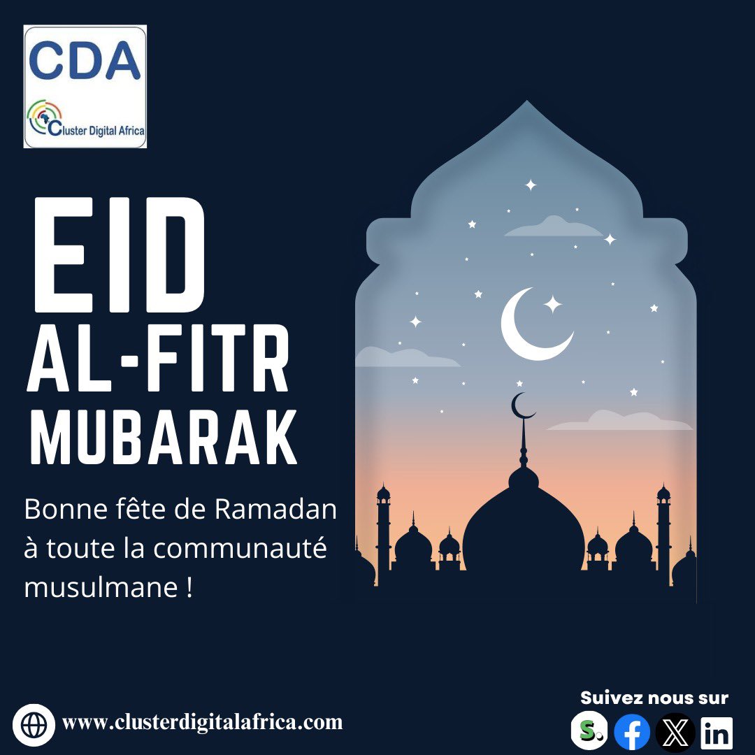 ☪️ Aid el-Fitr🌙

🗣 À l'occasion de l'Aïd El-Fitr, je vous adresse mes vœux les plus sincères de paix, de santé et de réussite dans toutes vos entreprises.
تقبل الله منا ومنكم صالح الأعمال - Que Dieu accepte nos bonnes actions et les vôtres). 
Eid Mubarak !"
*Kaci-Kacem AITYALLA