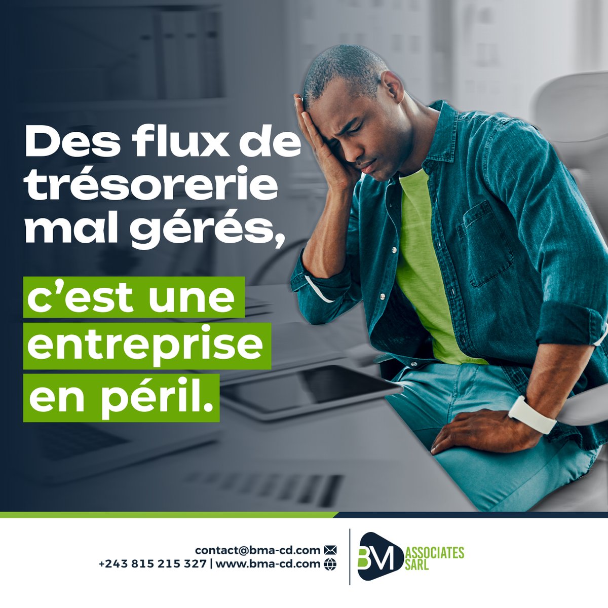 bma_rdc's tweet photo. Des flux de trésorerie mal gérés, c’est une entreprise en péril.

📊 Optimisez vos entrées et sorties d'argent pour éviter les mauvaises surprises. Nous vous aidons à établir une stratégie de trésorerie sur mesure.

Contactez-nous pour une analyse gratuite de vos flux financiers! https://t.co/vYv27Irkie