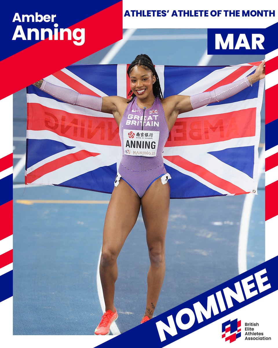 British Athletics (@britathletics) on Twitter photo A March to remember ๐
Newly-crowned world indoor champion <a href="/amberanning/">Amber Anning</a> has been nominated for Athletes' Athlete of the Month ๐ช A March to remember ๐
Newly-crowned world indoor champion <a href="/amberanning/">Amber Anning</a> has been nominated for Athletes' Athlete of the Month ๐ช