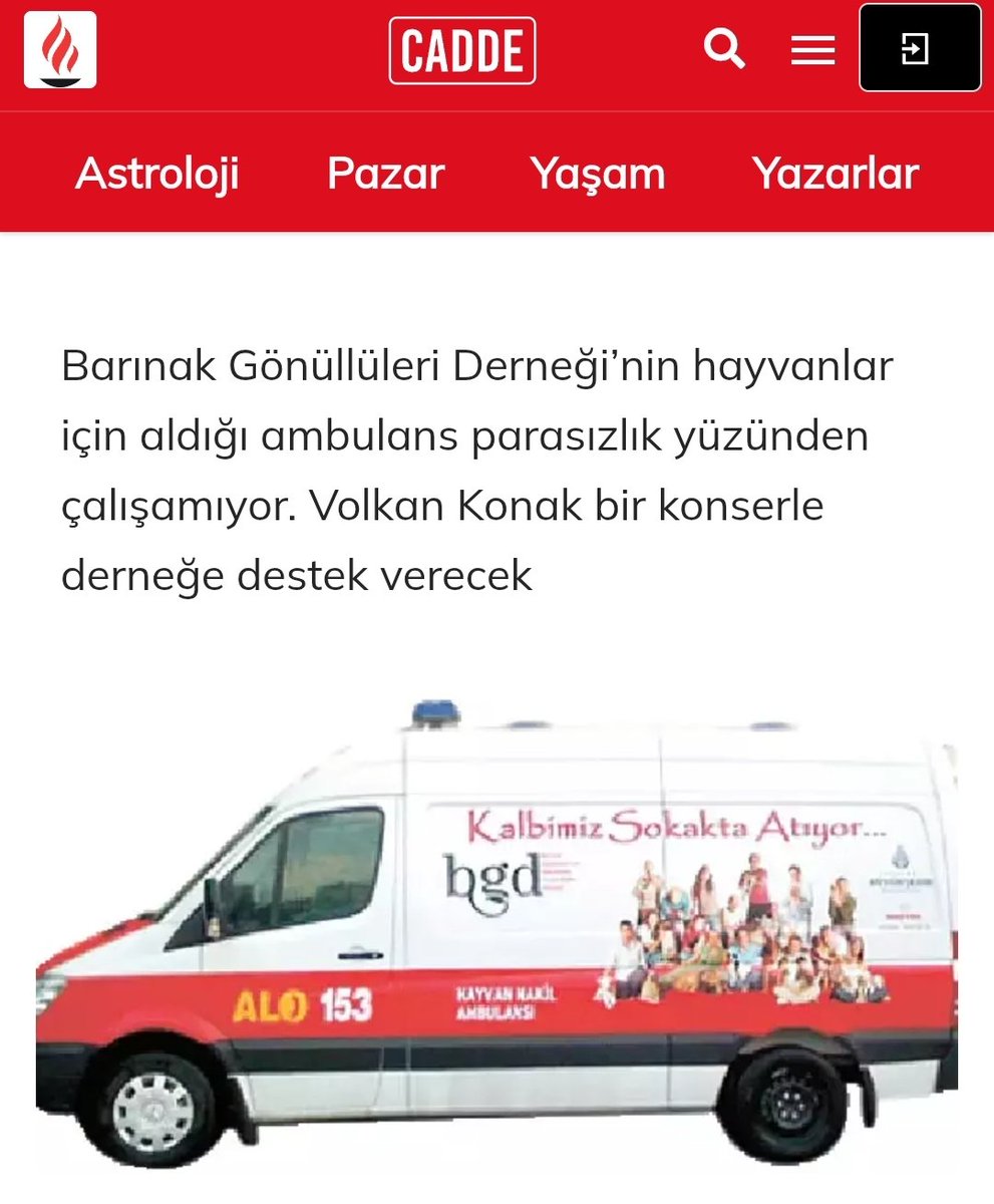 Sadece insan da değil... hayvan ambulansının kurtardığı kazalı hayvanların ameliyat masraflarını toplamak için, para pul istemeden sıfır kaprisle spor salonunda yapılan konserde saatlerce şarkı söyledi. Oradaydım, hakkı ödenmez. Çok iyi adamdı #volkankonak devri daim olsun🙏