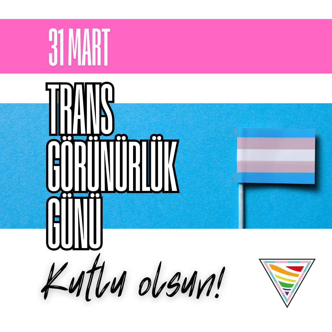 31 Mart Trans Görünürlük Günümüz Kutlu Olsun! 🏳‍⚧🌸

Yasalarla, antidemokratik yöntemlerle varoluşlarımız, görünürlüğümüz engellenemeyecek. Buradayız işte! 

Bornova Sokak'tan Bayram Sokak'a, kampüslerden cezaevlerine nezarethanelere, yaşamın her alanında, bulunduğumuz her
