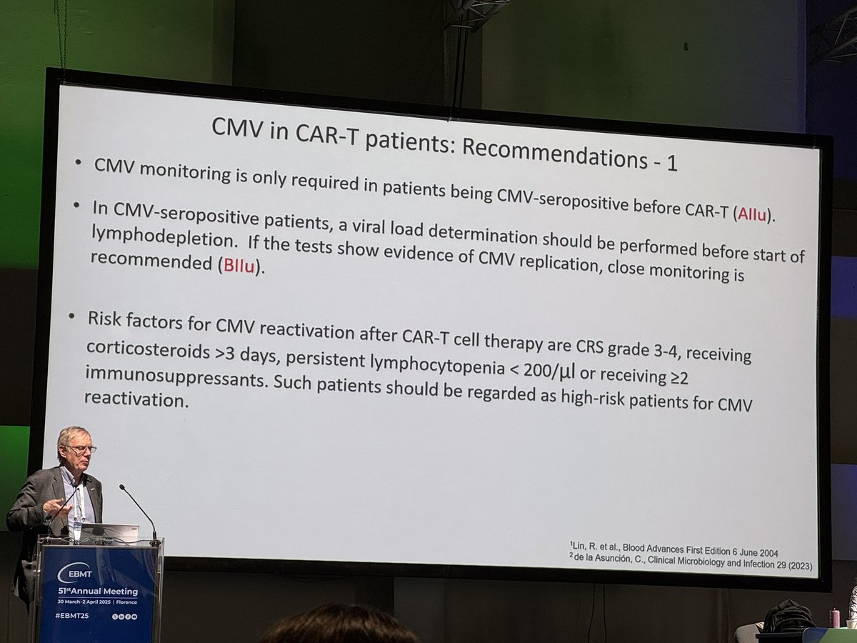 CMV management 2025: ECIL recommendations. #EBMT25 <a href="/TheEBMT/">The EBMT</a> <a href="/Mohty_EBMT/">Mohamad Mohty</a> <a href="/TheIACH/">IACH</a>