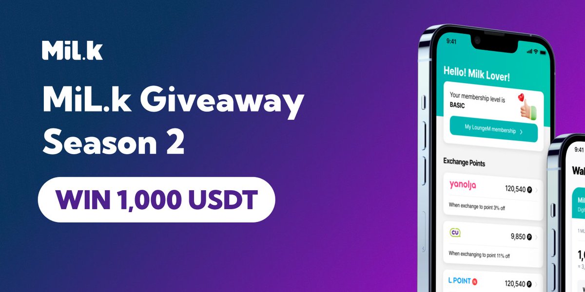 milk_alliance's tweet photo. 🎉 MiL.k x @taskonxyz Season 2 is LIVE!

Our first #TaskOn campaign attracted over 50K participants — and now we’re back with another rewards, 1,000 USDT! 🚀

Join the Season 2 giveaway event, available for just 2 weeks. Don’t miss your chance to earn exclusive prizes!

📅 Event Period : Live now until April.14

👉 Start now: https://t.co/B7pqkiccd9