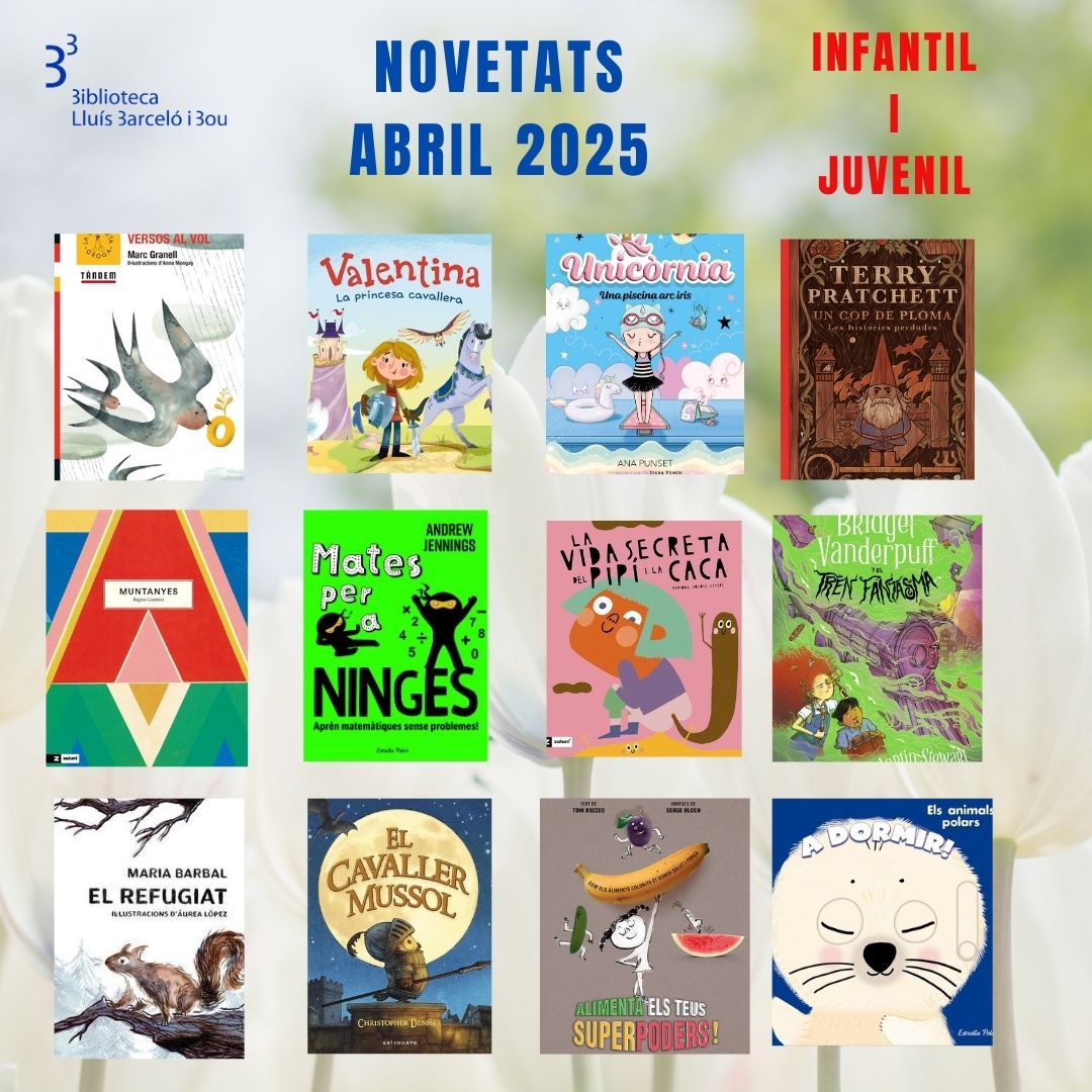 #NovetatsAbril a la Biblioteca 🛋️📚