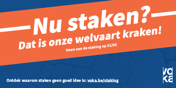 🔴 Staking: Onverantwoordelijk en schadelijk voor onze economie! 🔴

De nationale staking is onverantwoordelijk en brengt enorme schade toe aan bedrijven. Wist je dat één dag staken onze economie maar liefst 500 miljoen euro kan kosten?

Meer op Voka.be/staking
