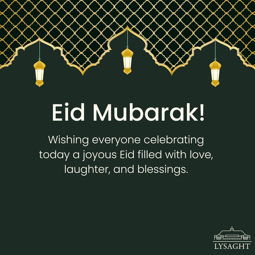 Eid Mubarak to everyone celebrating today!

#EidMubarak #Eid