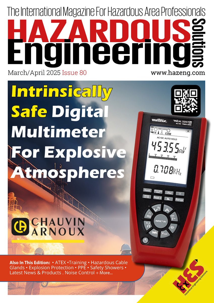 Hazardous Engineering Solutions Magazine (@hazengsol) on Twitter photo Exciting news <a href="/ChauvinUK/">Chauvin Arnoux UK</a> feature as our cover story for this months issue of HES, read more on pages 4&5
bit.ly/41PZYkD
Learn more or request a customised quote for the MTX3297Ex quote cauk.tv/product-mtx-32… Exciting news <a href="/ChauvinUK/">Chauvin Arnoux UK</a> feature as our cover story for this months issue of HES, read more on pages 4&5
bit.ly/41PZYkD
Learn more or request a customised quote for the MTX3297Ex quote cauk.tv/product-mtx-32…