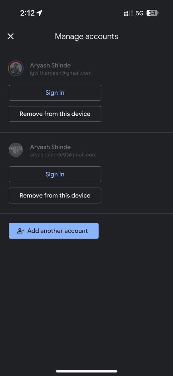 Aryash_Ten's tweet photo. @Google @GoogleIndia please look into this matter and help me recover my accounts 

igwitharyash@gmail.com 
aryashshinde9@gmail.com

Attached below are some Screenshots that might help https://t.co/oFh2Ghzfj7