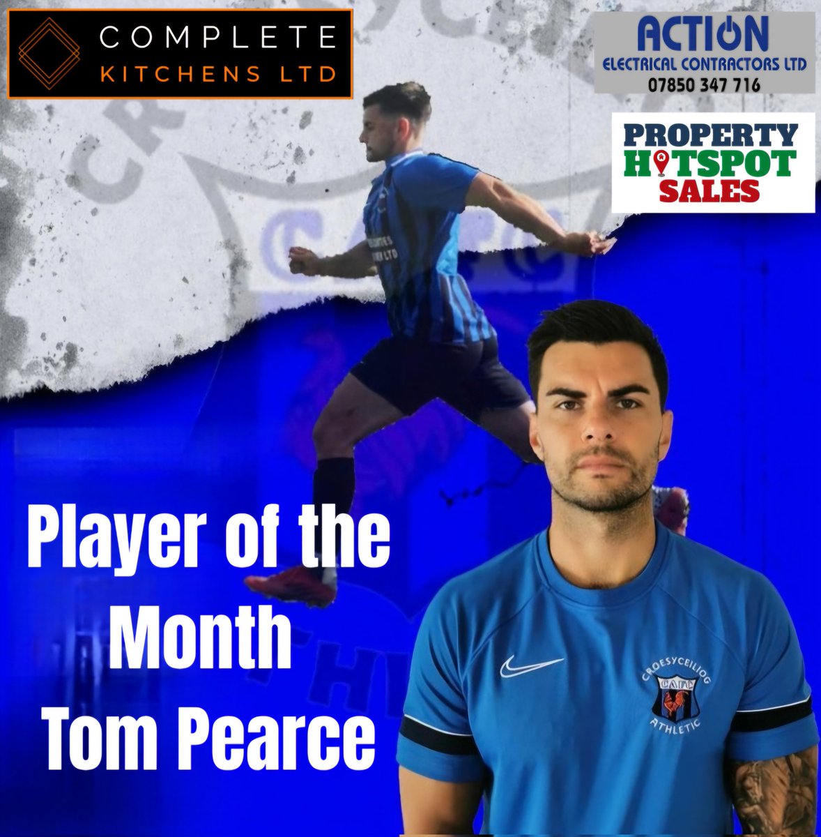 CroesyAthleticSeniors (@croesyath) on Twitter photo March 1st Team Player of the Month <a href="/TommyPearce48/">Tom Pearce</a>
Played in a number of positions, still contributing 2 goals and 2 Assists including an important equaliser in the cup semi. March 1st Team Player of the Month <a href="/TommyPearce48/">Tom Pearce</a>
Played in a number of positions, still contributing 2 goals and 2 Assists including an important equaliser in the cup semi.