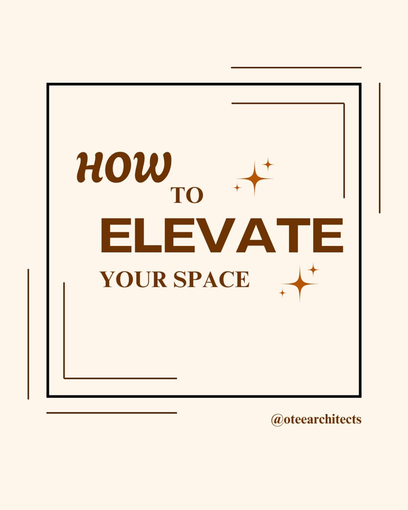 OteeArchitects's tweet photo. A little design tip✨ https://t.co/1O9lxpMB5D