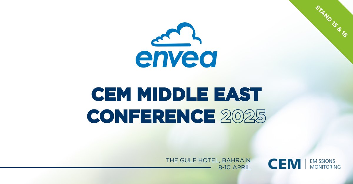 We are excitedly counting down to CEM Middle East 2025 on 8th-10th April!

We look forward to hearing about your business and discovering how our systems could enhance your performance in emissions and air quality monitoring.

#EmissionsControl
#EnvironmentalCompliance