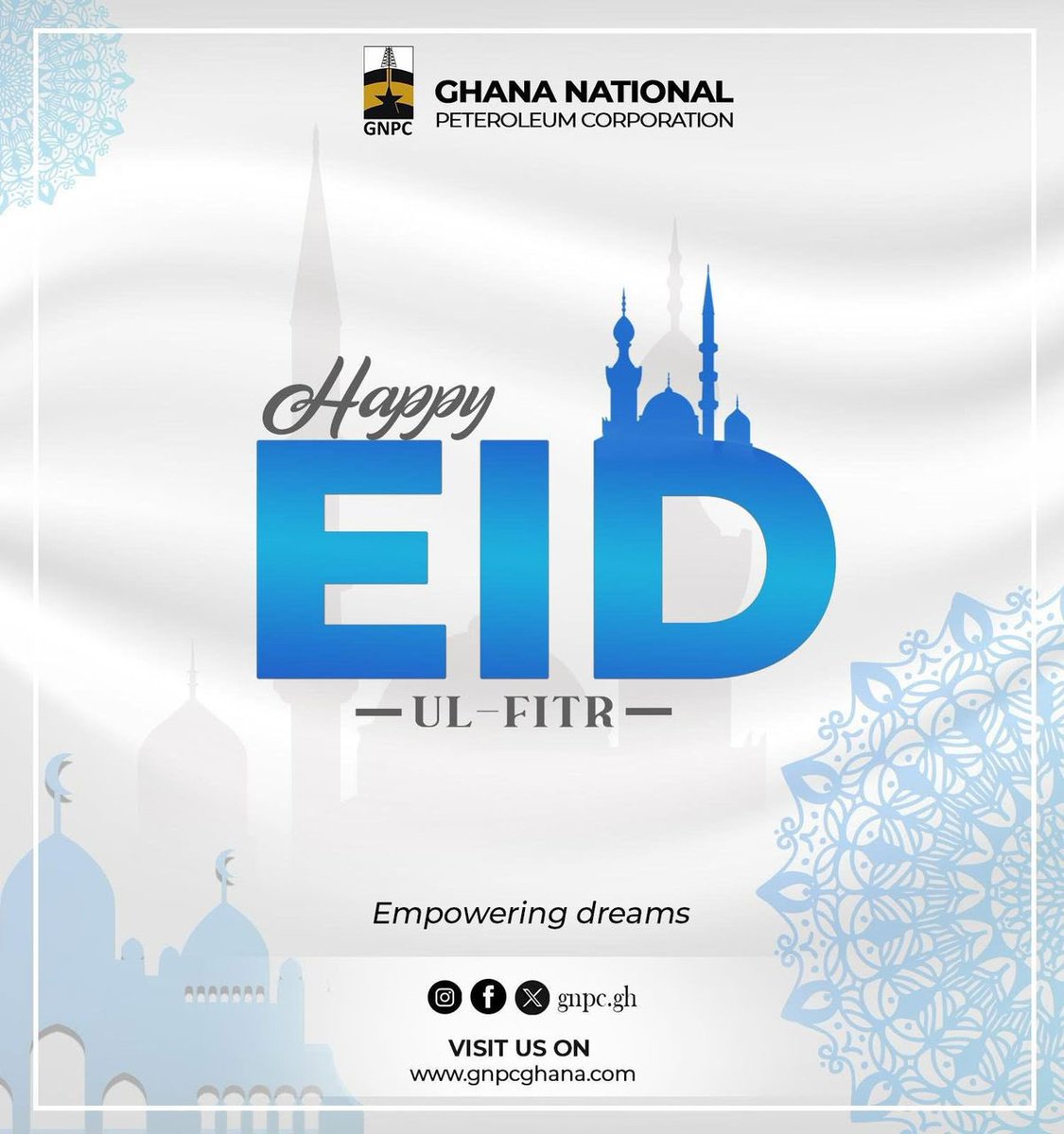 May this Eid Mubarak bring endless moments of joy,  togetherness, happiness, prosperity, among others.

#EidMubarakToAll
#EmpoweringDreams
#impactinglives