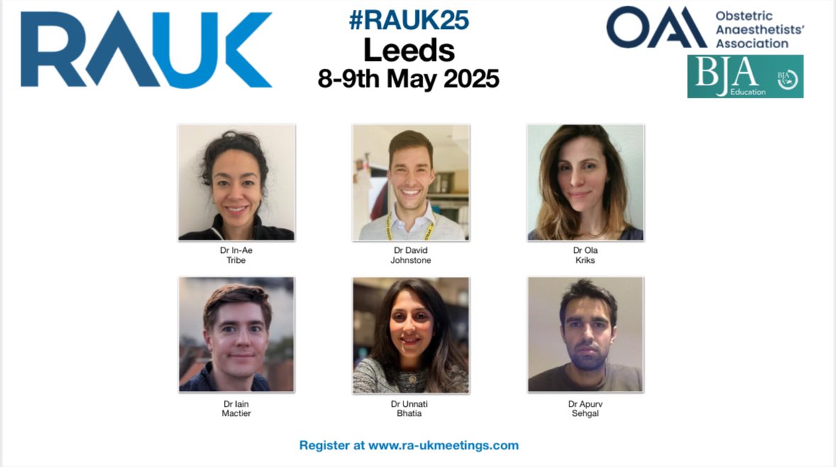 RA-UK (@regionalanaesuk) on Twitter photo Congratulations to our #RAUK25 Associate Faculty ๐
Competition was strong as ever, the future of RA is bright!
Fully funded places at #RAUK25 to teach & learn alongside world class faculty๐
Thanks to Resident rep <a href="/manpreet_bahra/">Mani Bahra</a> & <a href="/numboblivion/">Toby</a> for coordinating everything! Congratulations to our #RAUK25 Associate Faculty ๐
Competition was strong as ever, the future of RA is bright!
Fully funded places at #RAUK25 to teach & learn alongside world class faculty๐
Thanks to Resident rep <a href="/manpreet_bahra/">Mani Bahra</a> & <a href="/numboblivion/">Toby</a> for coordinating everything!