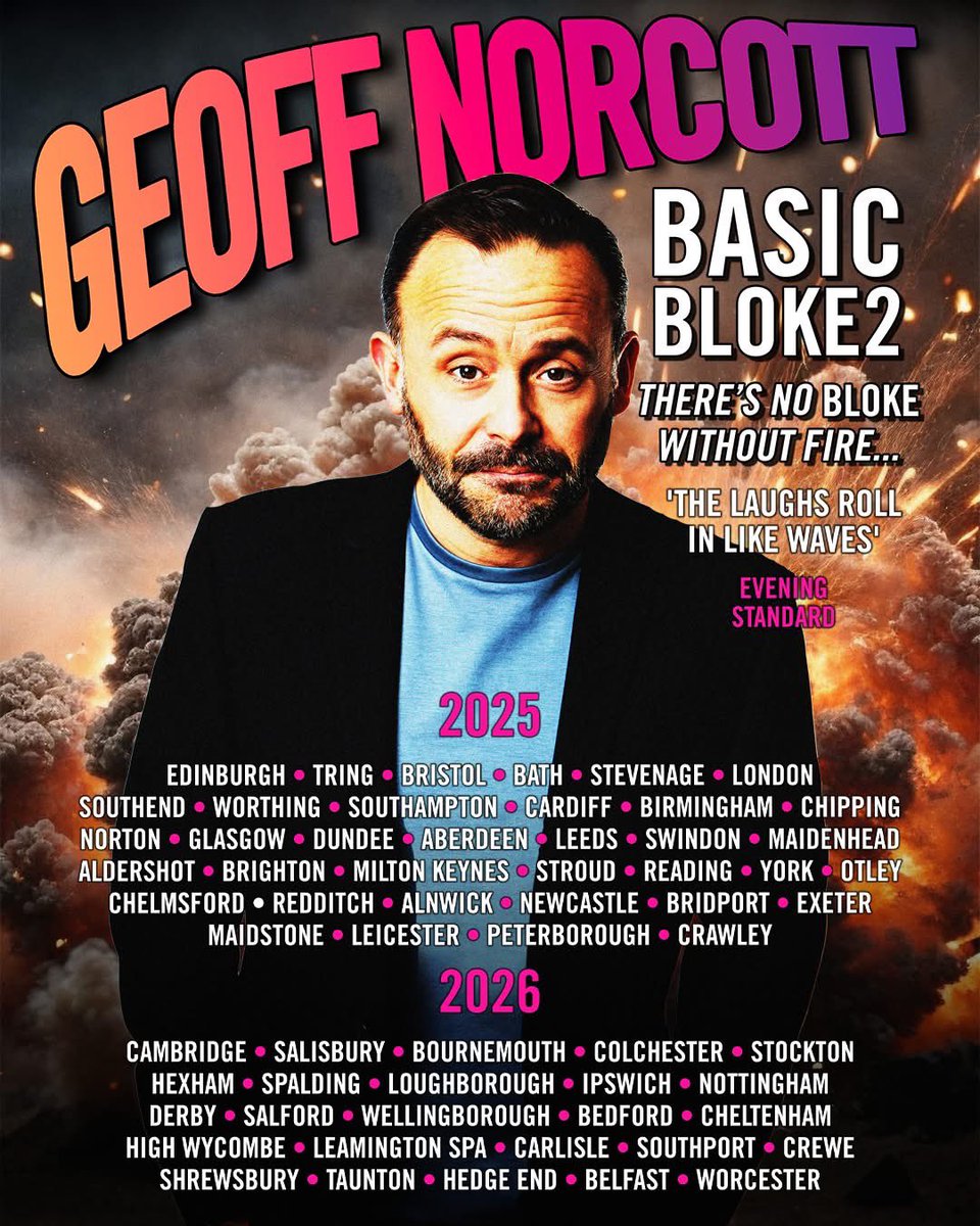 Chords Crush Cancer (@chordscrush) on Twitter photo 🎭 A huge thank you to <a href="/GeoffNorcott/">Geoff Norcott</a> for donating two tickets to his show at <a href="/theatresevern/">theatresevern</a> on 8/3/2026, to our final event in aid of <a href="/LingenDavies/">Lingen Davies Cancer Support</a>
🤝🏻 Many thanks to Rhonda at <a href="/SChapmanTalent/">Sophie Chapman Talent</a> for facilitating this for us. 🎭 A huge thank you to <a href="/GeoffNorcott/">Geoff Norcott</a> for donating two tickets to his show at <a href="/theatresevern/">theatresevern</a> on 8/3/2026, to our final event in aid of <a href="/LingenDavies/">Lingen Davies Cancer Support</a>
🤝🏻 Many thanks to Rhonda at <a href="/SChapmanTalent/">Sophie Chapman Talent</a> for facilitating this for us.