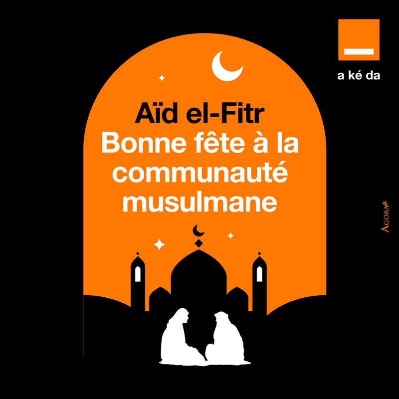Bonne fête de l’Aïd el-Fitr à toute la communauté musulmane !
Que cette journée soit l’occasion de partager des moments précieux avec vos proches et d’illuminer vos cœurs de joie et de sérénité.

#OrangeAkeDa #Ramadan2025 
#AïdElFitr