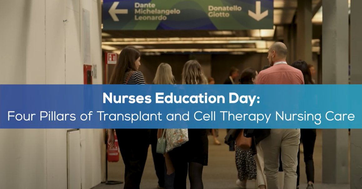 EBMT Nurses (@theebmt_nurses) on Twitter photo 📢 Watch the latest updates from #EBMT25: <a href="/michellekenyon5/">Michelle Kenyon💙</a> and Claudia Boglione discuss the four pillars of transplant & cell therapy #nursing:
🏥 Clinical Practice
✅ Leadership
📚 Education, and
🔬 Research
📺 Learn more⬇️
youtube.com/watch?v=jX5fBS… 📢 Watch the latest updates from #EBMT25: <a href="/michellekenyon5/">Michelle Kenyon💙</a> and Claudia Boglione discuss the four pillars of transplant & cell therapy #nursing:
🏥 Clinical Practice
✅ Leadership
📚 Education, and
🔬 Research
📺 Learn more⬇️
youtube.com/watch?v=jX5fBS…