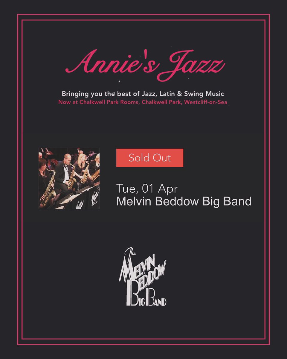 rubythejazzdiva's tweet image. Tomorrow!!👇🏼🎟️

Where?
Annie’s Jazz, Chalkwell Park Rooms, SS0 8NB

When?
01.04.25
Food - 18:00
Music - 20:00

Tickets?
SOLD OUT

Eeeeek I can’t wait - see you there!
R 💋

#thejazzdivaofourera #rubyrobinsonmusic #anniesjazz #melvinbeddowbigband